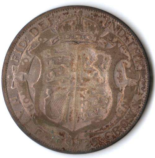 1925 Great Britain silver Half Crown *rare*