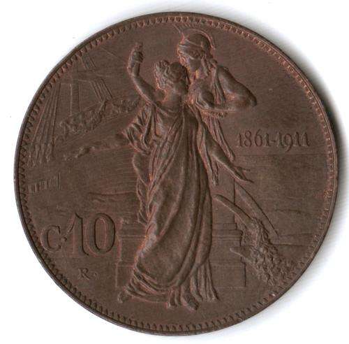 1911 Italy 10 Centesimi *looks uncirculated*