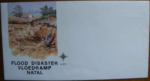 RSA 1987 First Day Cover (FDC) 4.22.1 Natal Flood Disaster - no stamps