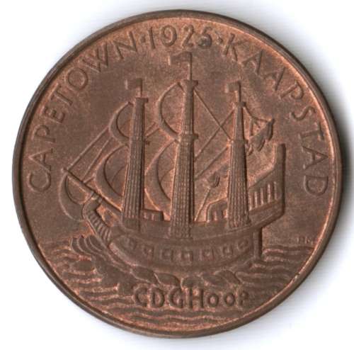 1925 Cape Town Prince of Wales medallion