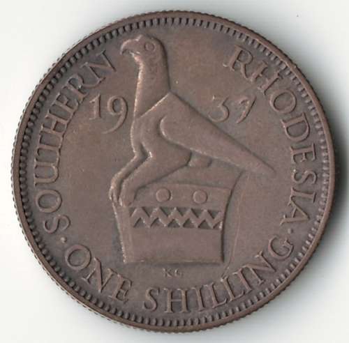 1937 Southern Rhodesia 1 Shilling *silver
