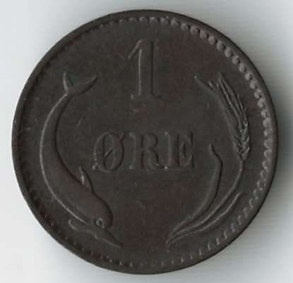 1879 Denmark 1 Ore
