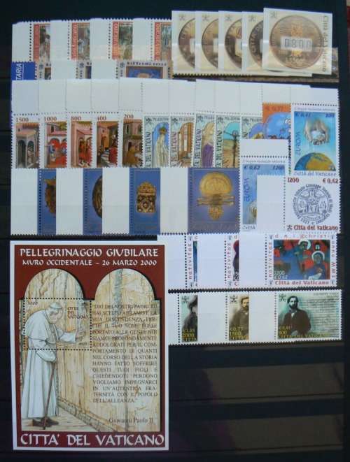 Vatican full set of 2001 MNH stamps
