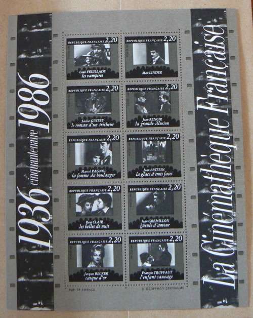 1986 France full set of MNH stamps, with 3 booklets and a sheet of 10 - 52 items - CV $110+