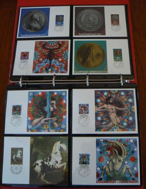 Liechtenstein large collection of 157 maxi cards 1978-1984 - MK1 to MK50 - in Losan folder, CV$300+