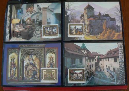 Liechtenstein large collection of 157 maxi cards 1978-1984 - MK1 to MK50 - in Losan folder, CV$300+