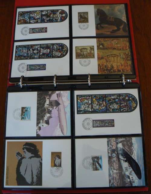 Liechtenstein large collection of 157 maxi cards 1978-1984 - MK1 to MK50 - in Losan folder, CV$300+