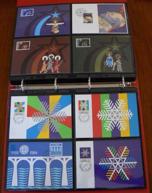 Liechtenstein large collection of 157 maxi cards 1978-1984 - MK1 to MK50 - in Losan folder, CV$300+