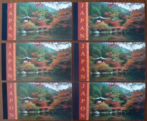 2001 United Nations 2 sets of Japan World Heritage booklets - 1 set mint and 1 cancelled