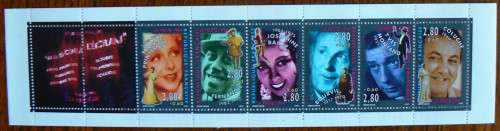 France 1994 Official La Poste set of 6 first day documents famous people + postcards + booklet