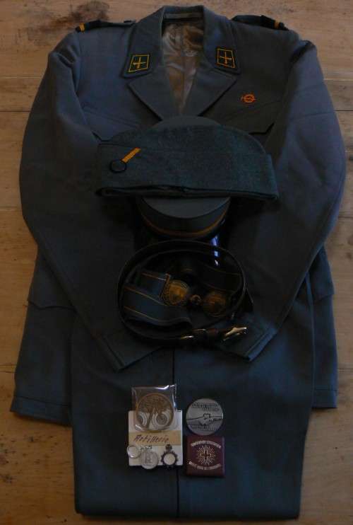 Swiss Army Major Uniform & Shooting Medals circa 1950