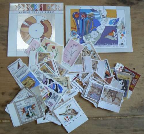 Cyprus full set of 1989 & 1990 MNH stamps - most with margins + 1991 extras