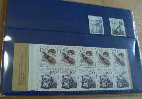 Sweden 1981-1984 sealed MNH stamps animals & nature, by PFA