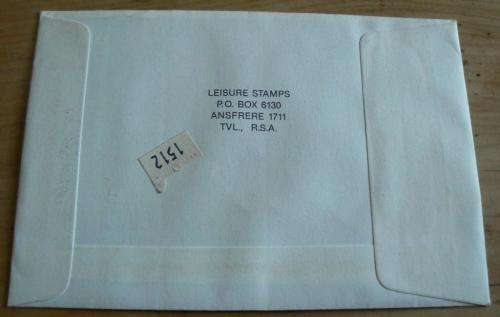 Boputhatswana sealed 1991 set trains in The Union Limited envelope
