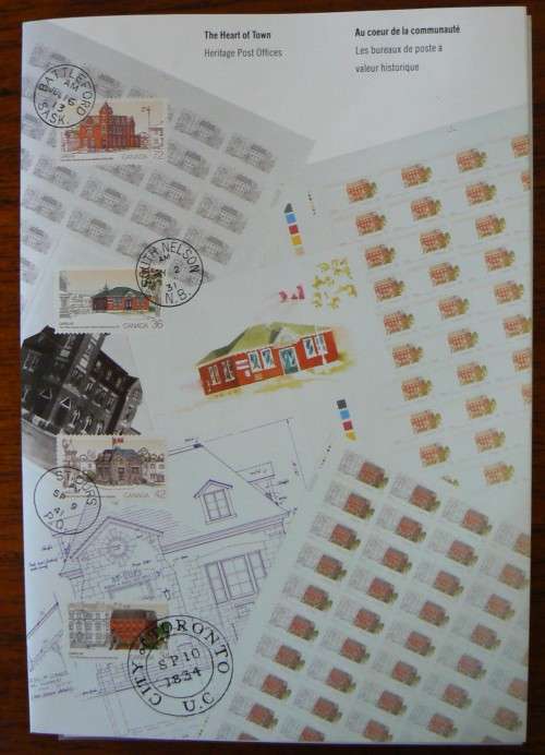 Canada 1987 info folder Centennial of Organized Philately 4 MNH stamps + souvenir sheet CAPEX 87