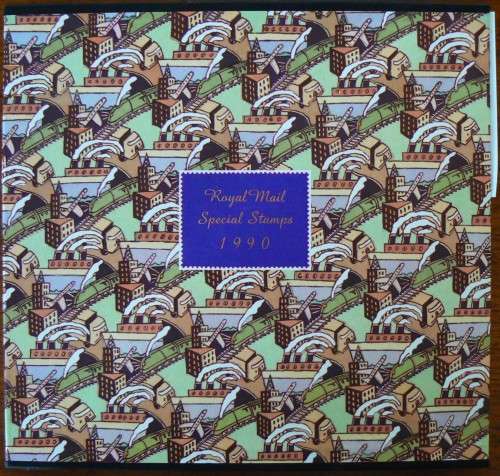 Great Britain Royal Mail Special Stamps Hardcover Yearbook 1990 with 35 MNH stamps