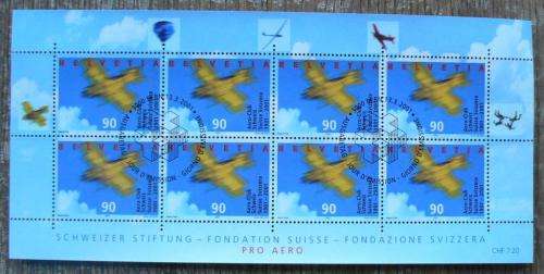 Switzerland 2001 lot of 30 officially cancelled stamps and sheet of 8 + blocks + 13 FDCs, CV$220+