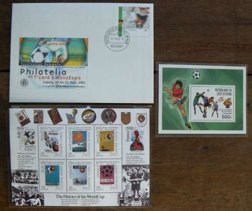 Lot of 3 Soccer World Cup items - Germany, Palau and Ivory Coast