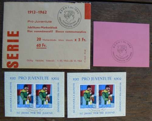 Switzerland lot of 7 minisheets