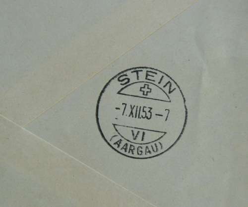 Switzerland 1953 Stamp Day / Journee du Timbre express cover Geneve to Stein