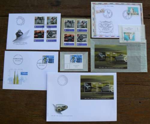 Switzerland 2005 near-complete lot of officially cancelled stamps & FDCs - CV$500+