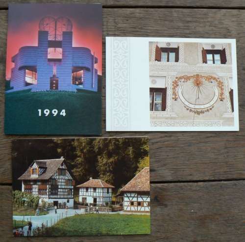 Switzerland lot of 16 official Christmas & New Years cards 1980-1999 - CV$70+