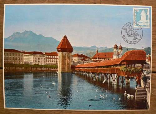 Switzerland 1963 Regiophil III signed & numbered souvenir maxi card *rare
