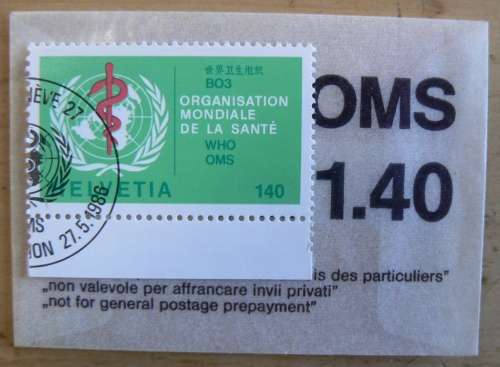Switzerland 1986 lot of 23 stamps - 22 officially cancelled - all in original envelopes, CV$30
