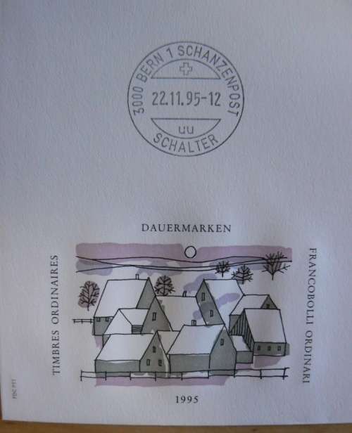 Switzerland 1995 lot of 2 FDCs rabbit, pair + singles