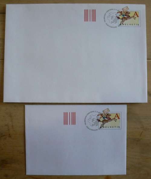Switzerland 2000 lot of 4 prestamped covers - toys