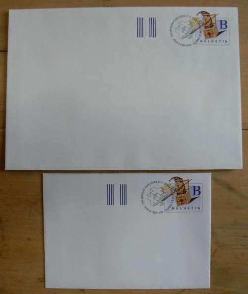 Switzerland 2000 lot of 4 prestamped covers - toys