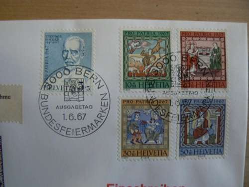 Switzerland 1967 special issue registered & addressed Pro Patria FDC
