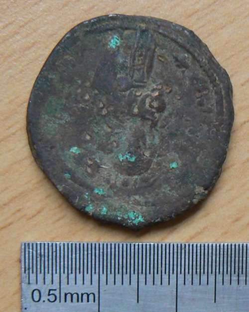 Ancient Byzantine Large Follis Michael IV (1034-1041) 9.3g, 27mm