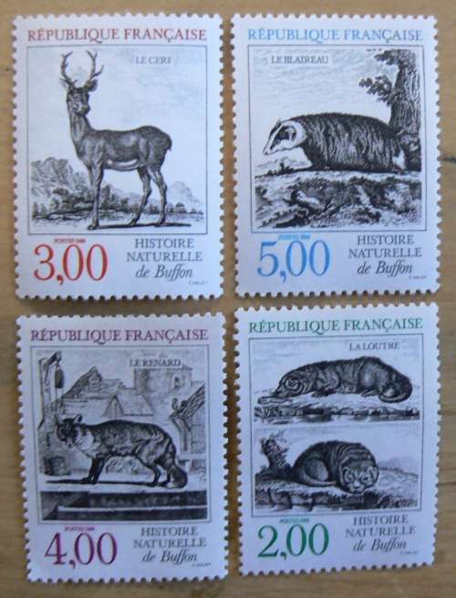 1988 France lot of 41 MNH stamps + 2 PhilexFrance 89 items + 4 booklets - CV$110