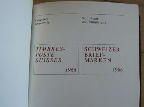 1966 Switzerland yearbook with all MNH stamps + official cancels + blocks of 4 - CV$75+