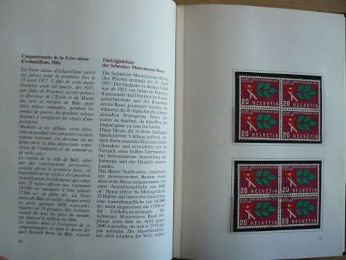 1966 Switzerland yearbook with all MNH stamps + official cancels + blocks of 4 - CV$75+