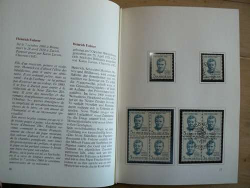 1966 Switzerland yearbook with all MNH stamps + official cancels + blocks of 4 - CV$75+