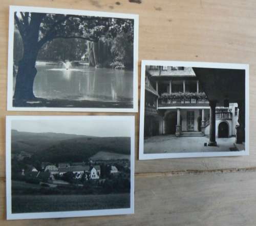 Frankfurt Germany 9 unused small photocards by Rolf Kellner - circa 1930