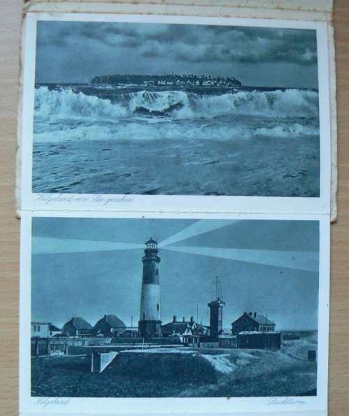 Helgoland Germany 6 unused postcards - circa 1910, see listing for detail
