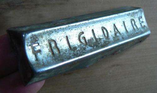 Vintage Frigidaire refrigerator emblem