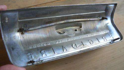 Vintage chrome Frigidaire GM General Motors emblem