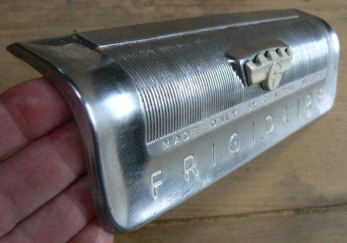 Vintage chrome Frigidaire GM General Motors emblem