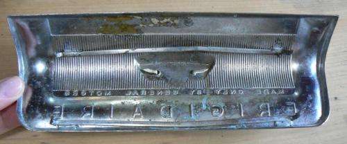 Vintage chrome Frigidaire GM General Motors emblem