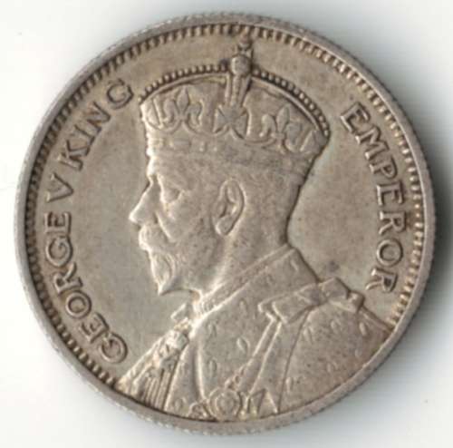 1936 Southern Rhodesia silver 6 Pence