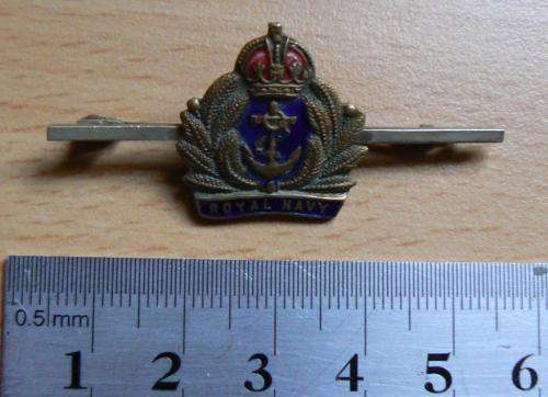 WWII Royal Navy sweetheart brooch
