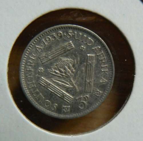 1939 SA Union silver Threepence (tickey)