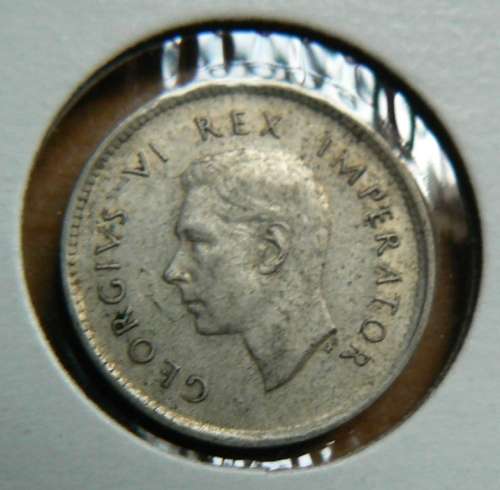 1939 SA Union silver Threepence (tickey)
