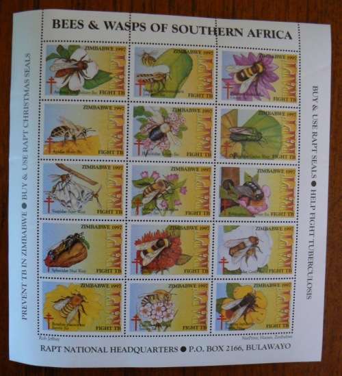 1997 Zimbabwe RAPT stamps