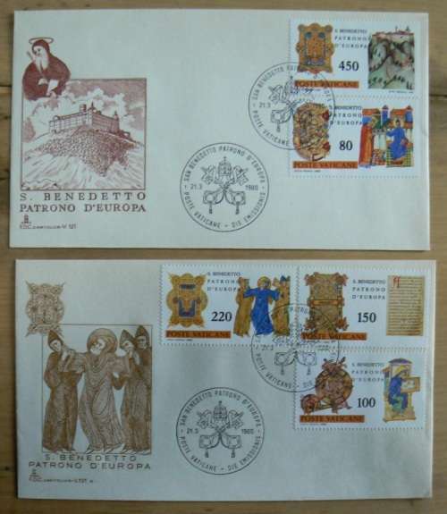 1980 Vatican lot of 6 FDCs `CAPITOLIUM`