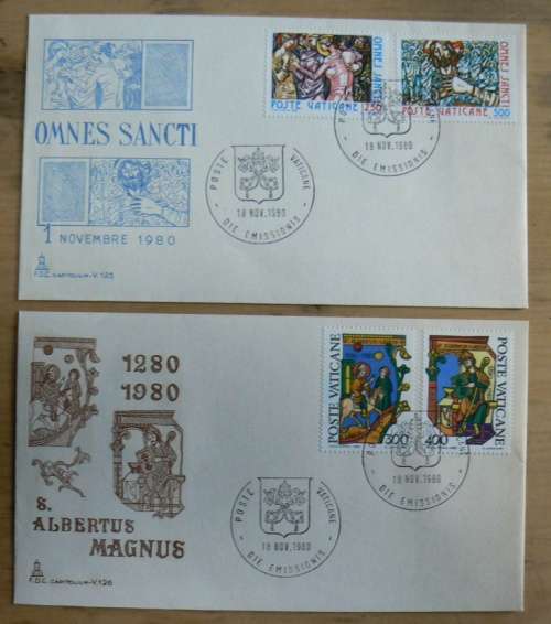 1980 Vatican lot of 6 FDCs `CAPITOLIUM`